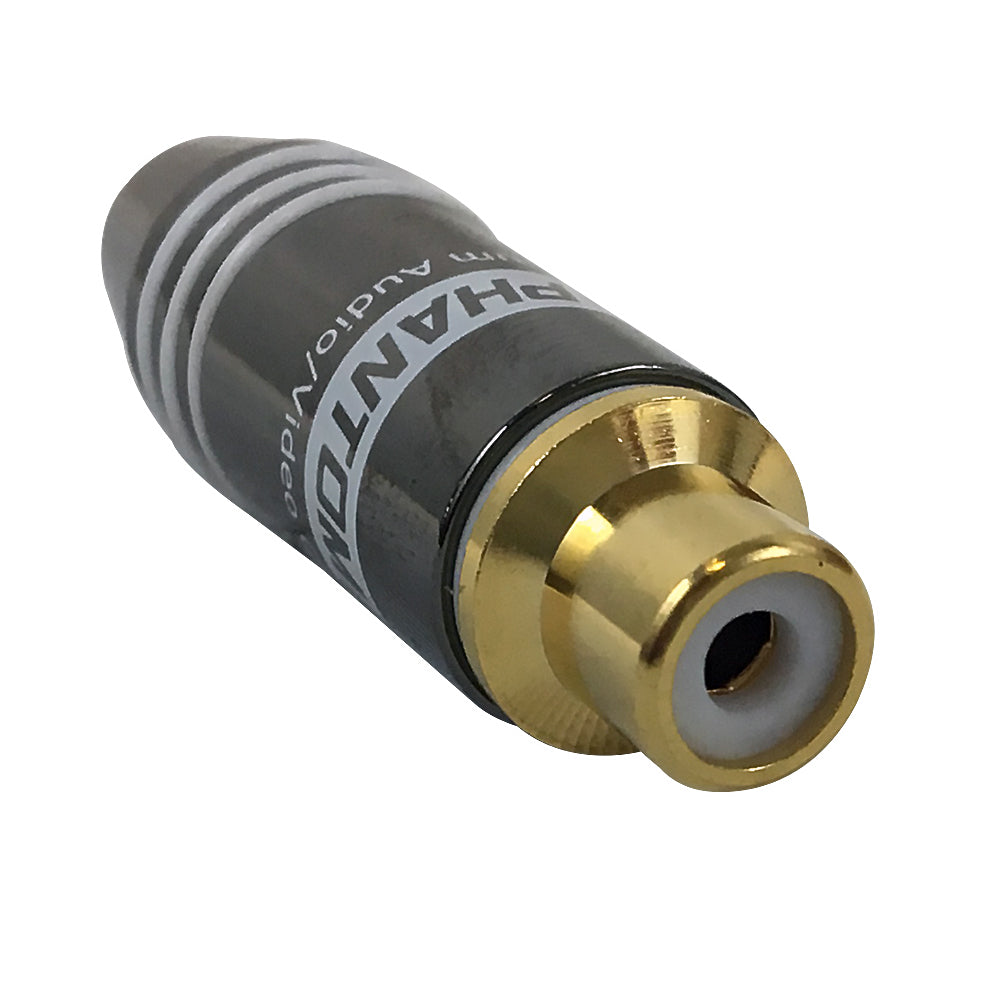 Premium RCA Female Solder Connector (6.5mm ID) - White – Generic