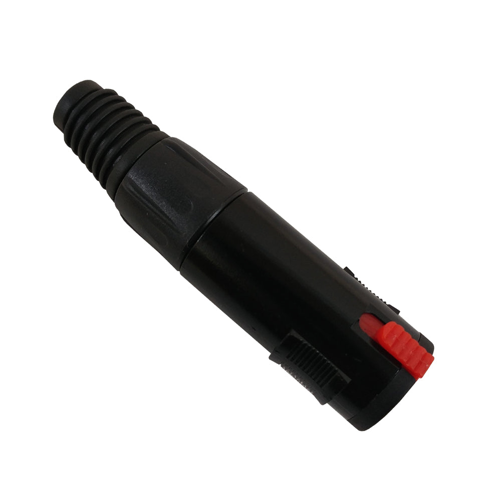 TRS (1/4 inch) Stereo Female Solder Connector - Black – Generic