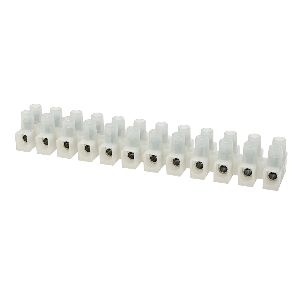 Insulated Terminal Block - 3.4mm - 12 circuit - 22AWG to 12AWG - 30A 600V – Generic