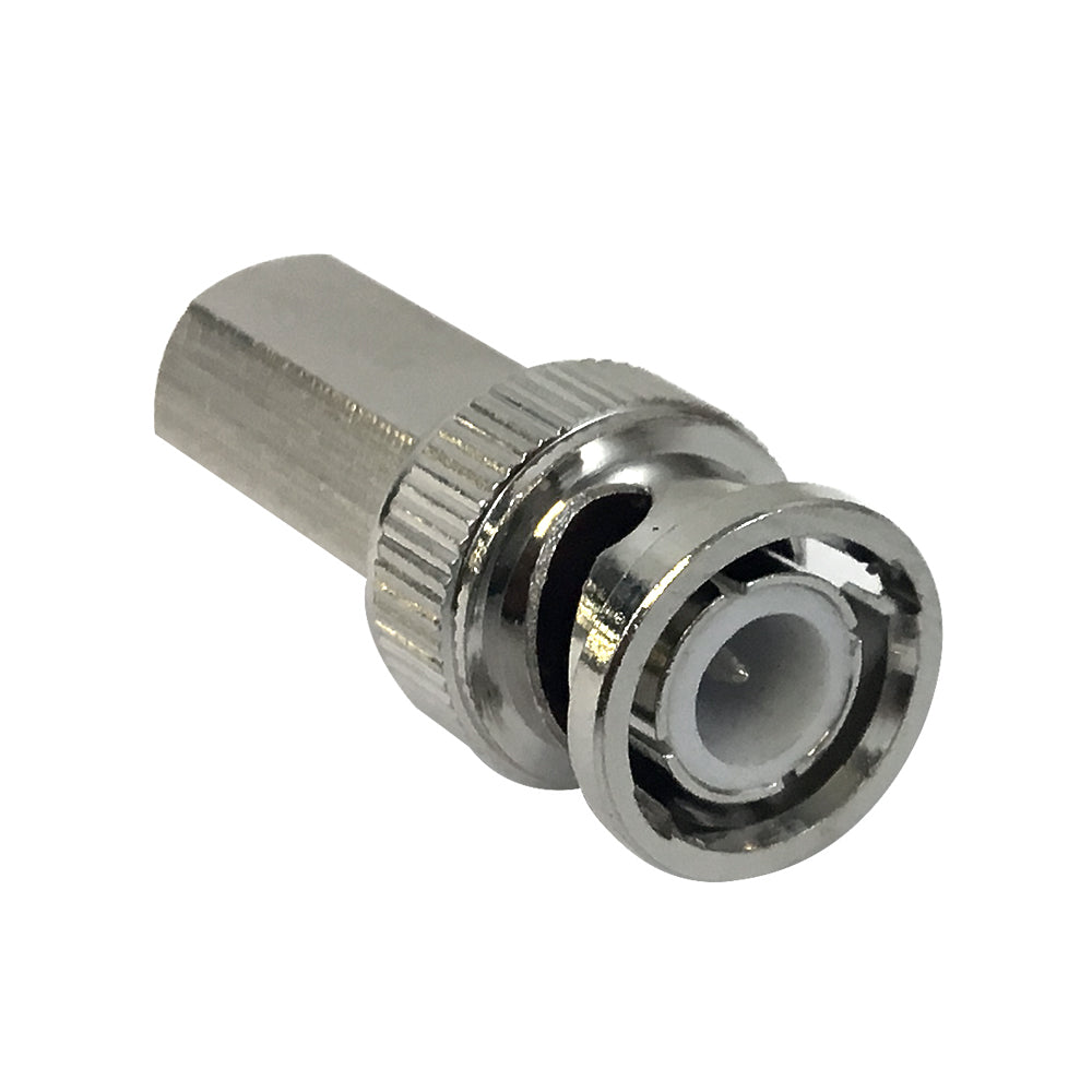 BNC Male Twist-On Connector for RG6 - Pack of 10 – Generic – Video Connectors
