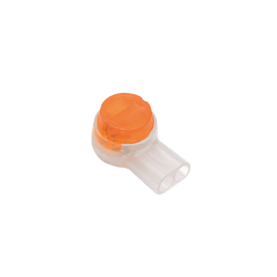UY Connector Tap, 2-Wire, 19 to 26AWG (100 pack) - Yellow – Generic – Copper Splice Connectors