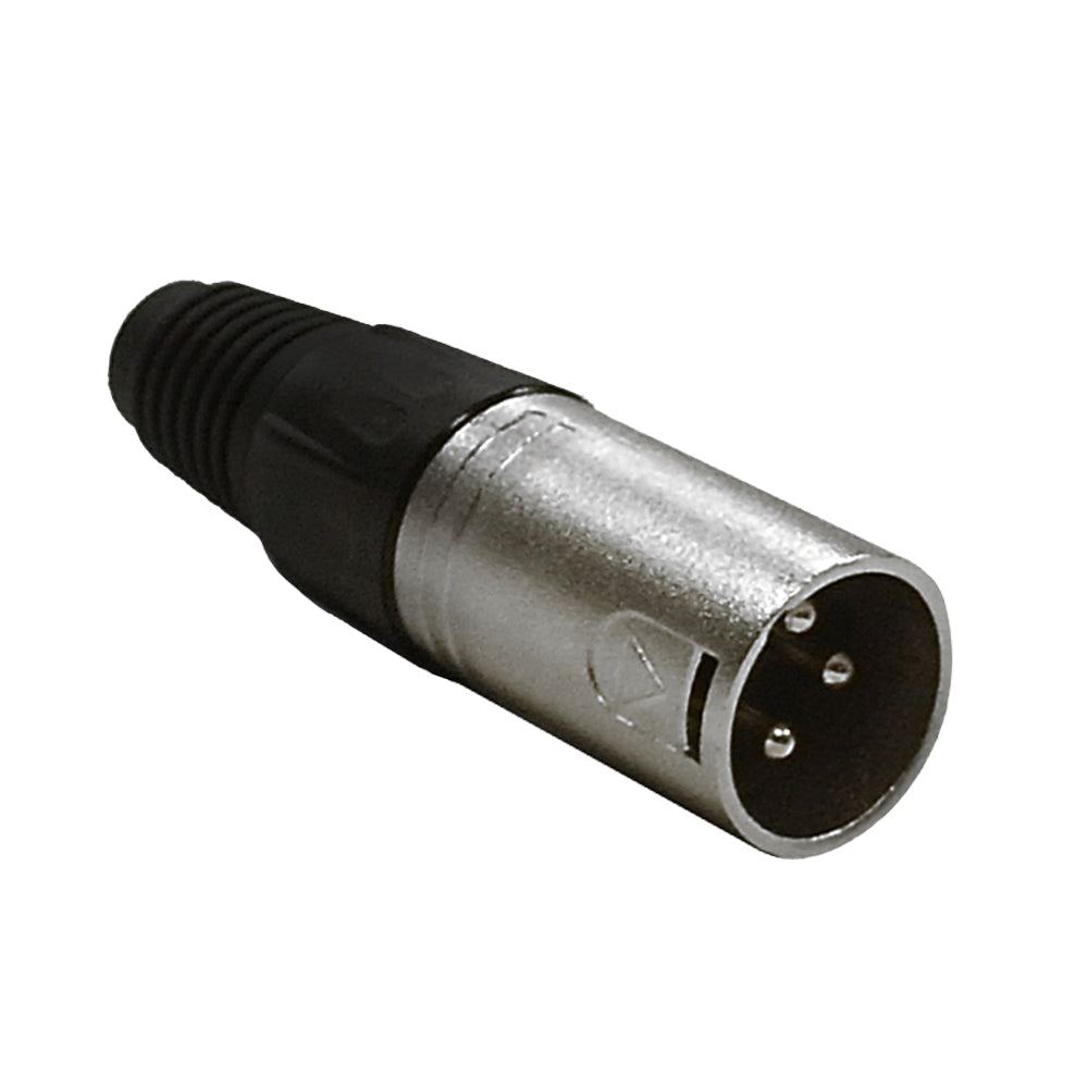 XLR Male Solder Connector Nickel, Gold Plated – Generic