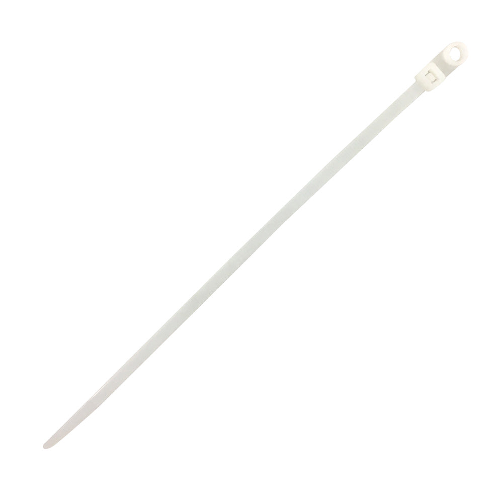 8 Inch Mounted Head Cable Tie (50lb) - Nylon 66 - Pack of 1000 – Generic – Nylon Cable Ties & Mounts (photo 3)
