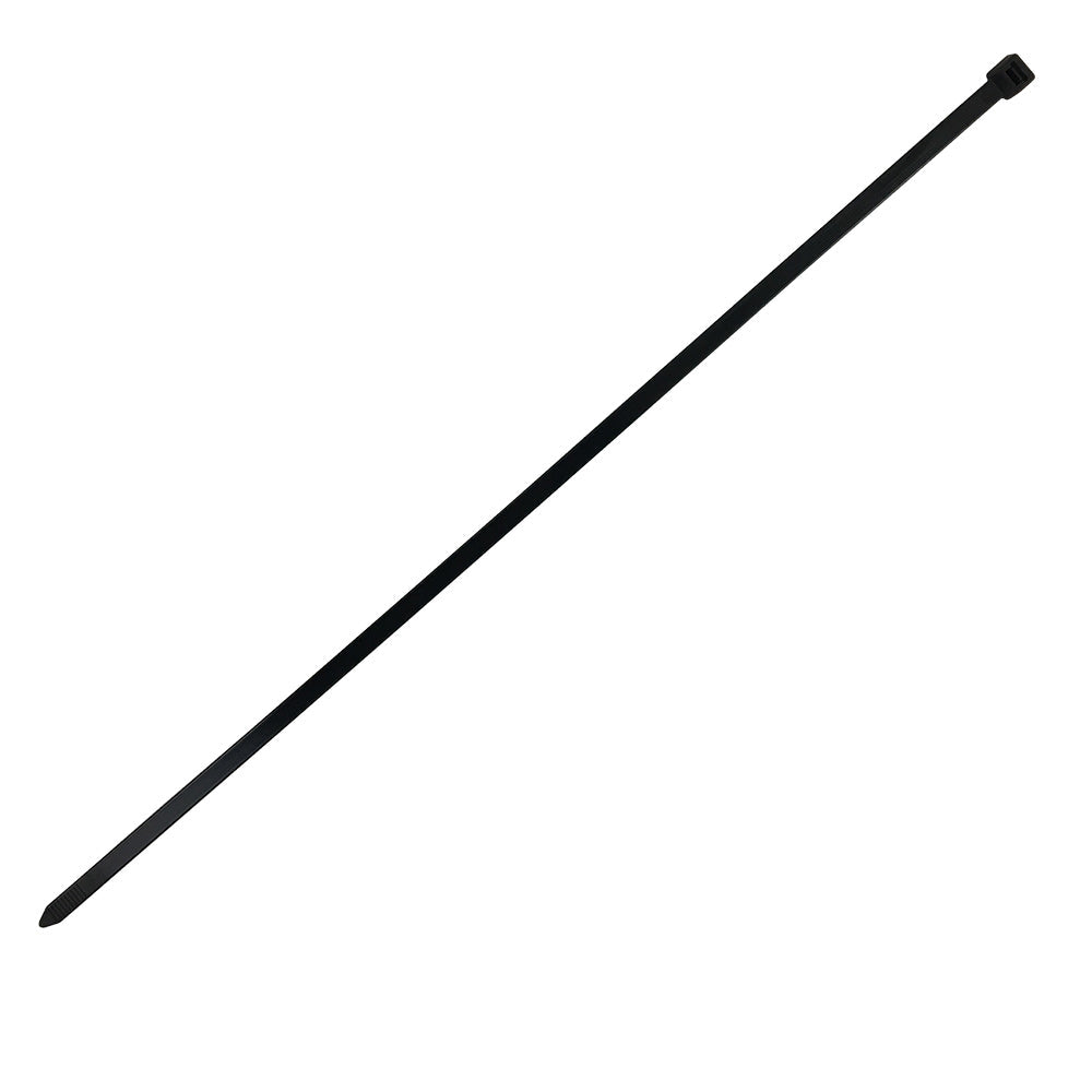 18 Inch Cable Tie (120lb) - UV & Weather Resistant Nylon 66 - Black – Generic – Nylon Cable Ties & Mounts