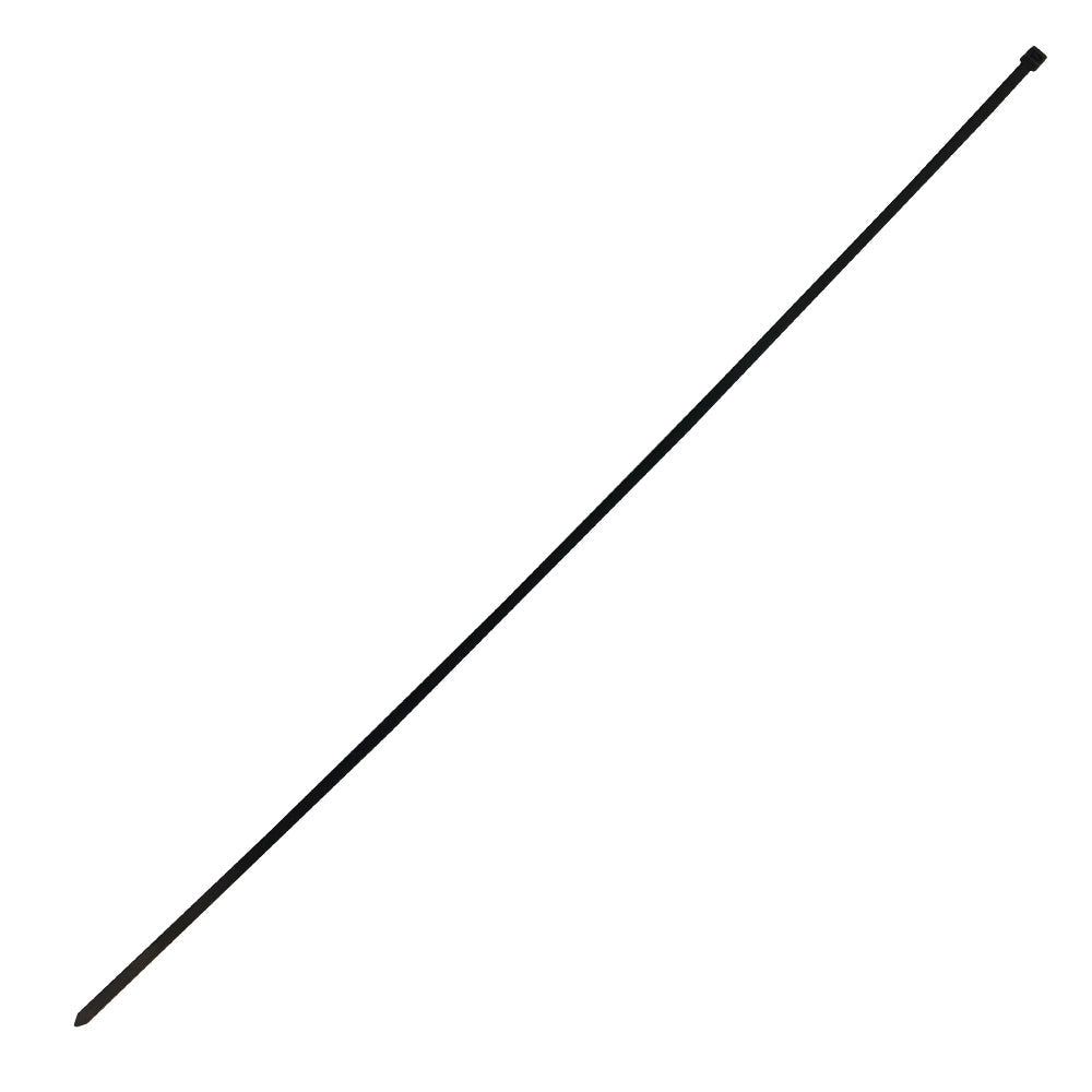 36 Inch Cable Tie (175lb) - UV & Weather Resistant Nylon 66 - Black - Pack of 100 – Generic – Nylon Cable Ties & Mounts