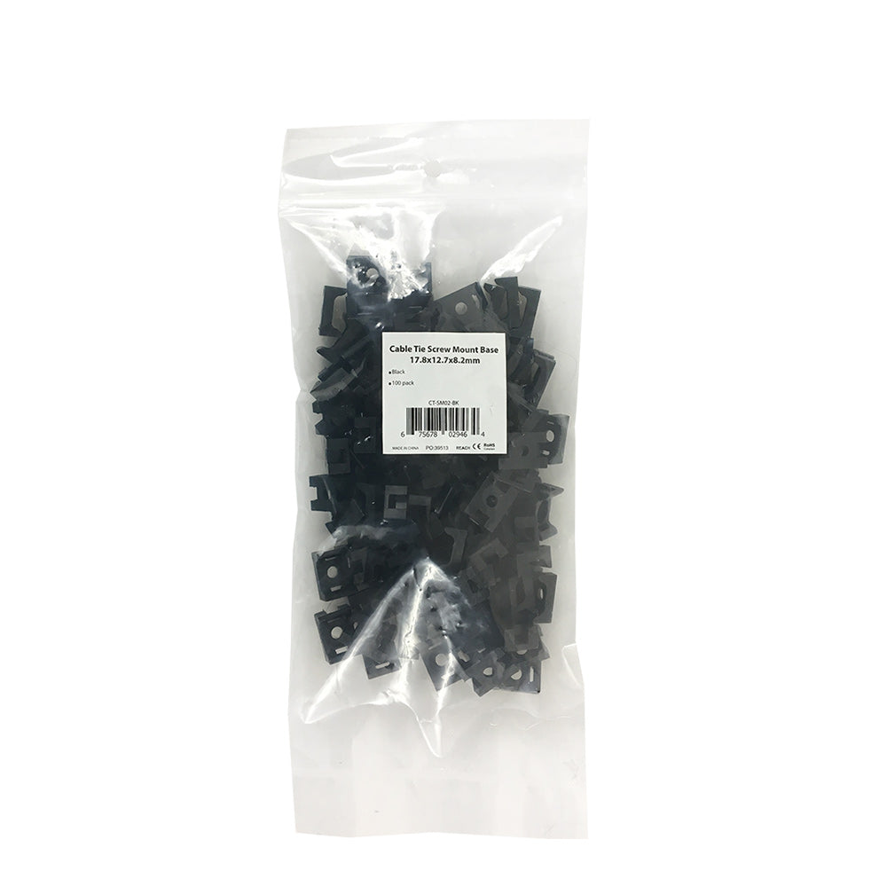 Cable Tie Screw Mount Base - Pack of 100 – Generic – Cable Clips (photo 9)