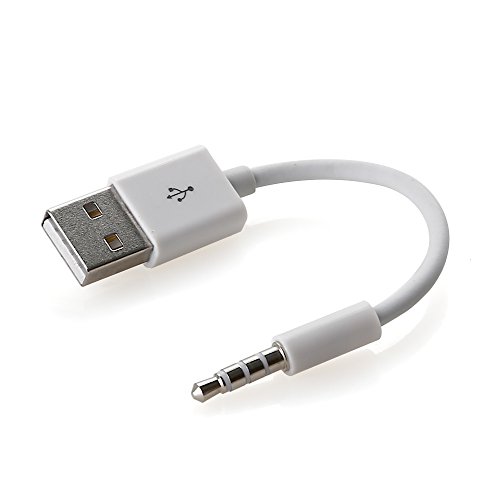 3.5mm Male Audio AUX to USB 2.0 A Male adapter Charge Cable for Apple iPod Shuffle – Generic