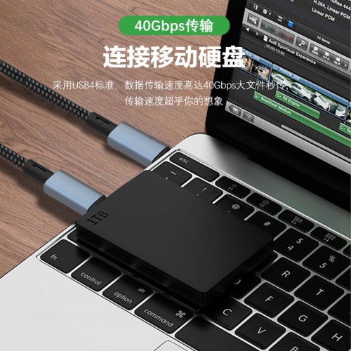 (240W 40Gbps), 3FT(1M) 8K High Quality Type-C to Type-C Cable, Charge & Sync – Generic – USB 3.1 (Type C) Cable (photo 3)