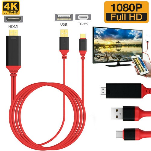 USB3.1 Type C to HDMI HDTV TV Adapter USB Cable 1080P – Generic – HDMI Cable