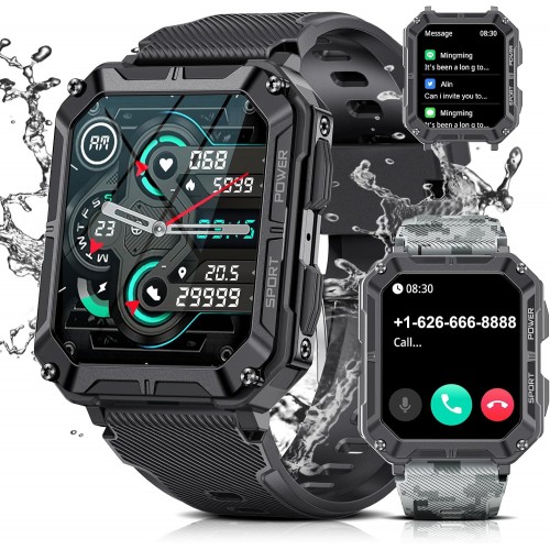C20 PRO 1.83 inch TFT Sports Tracker Heart Rate Blood Pressure Smart Watch – Generic – Cell & Tablet Miscellaneous
