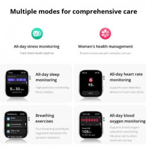Xiaomi Redmi Watch 6 Obsidian Black – Cell & Tablet Miscellaneous (photo 2)