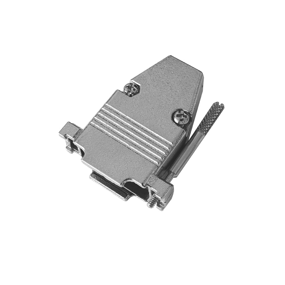 DB15 Metal Cover Kit with Thumbscrews and Grommets - Fits 5mm to 8mm Cable – Generic – D-Sub Connectors (photo 2)