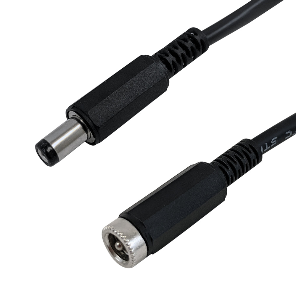 5.5mm x 2.1mm Plug to Receptacle DC Power Cable Riser FT4 – Generic – DC Power Cables