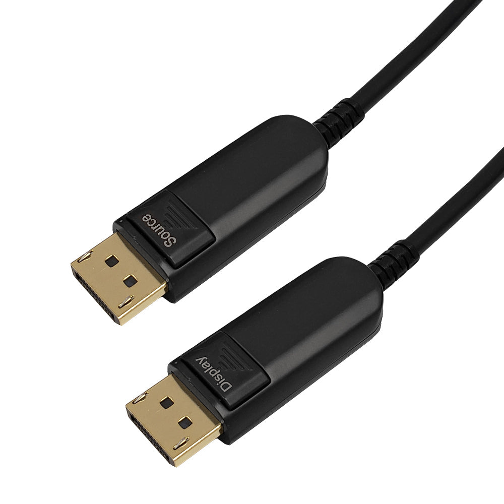 AOC Active Optical Cable - DisplayPort 8K@60Hz - 32.4Gbps V1.4 Cable - CMP Plenum Rated – Generic – DisplayPort Cable
