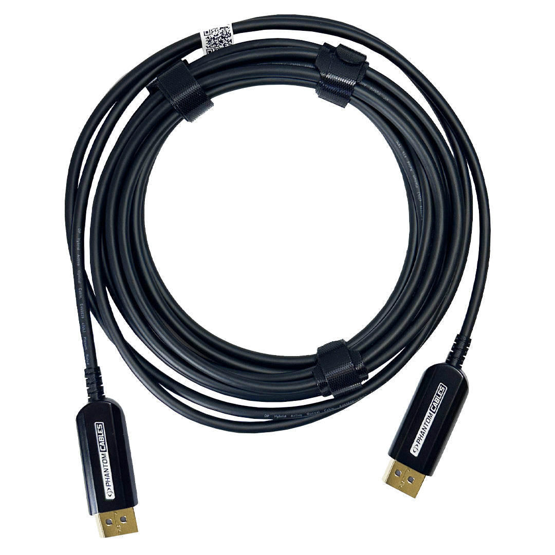DisplayPort 8K@60Hz AOC Active Optical Cable - 40Gbps V2.0Cable - CMP Plenum Rated – Generic – DisplayPort Cable (photo 2)
