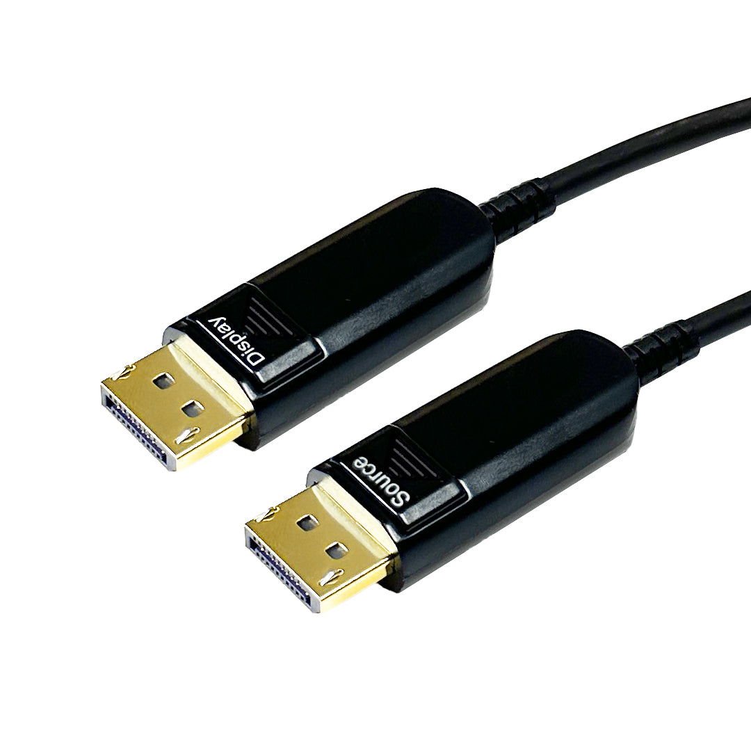 DisplayPort 8K@60Hz AOC Active Optical Cable - 40Gbps V2.0Cable - CMP Plenum Rated – Generic – DisplayPort Cable