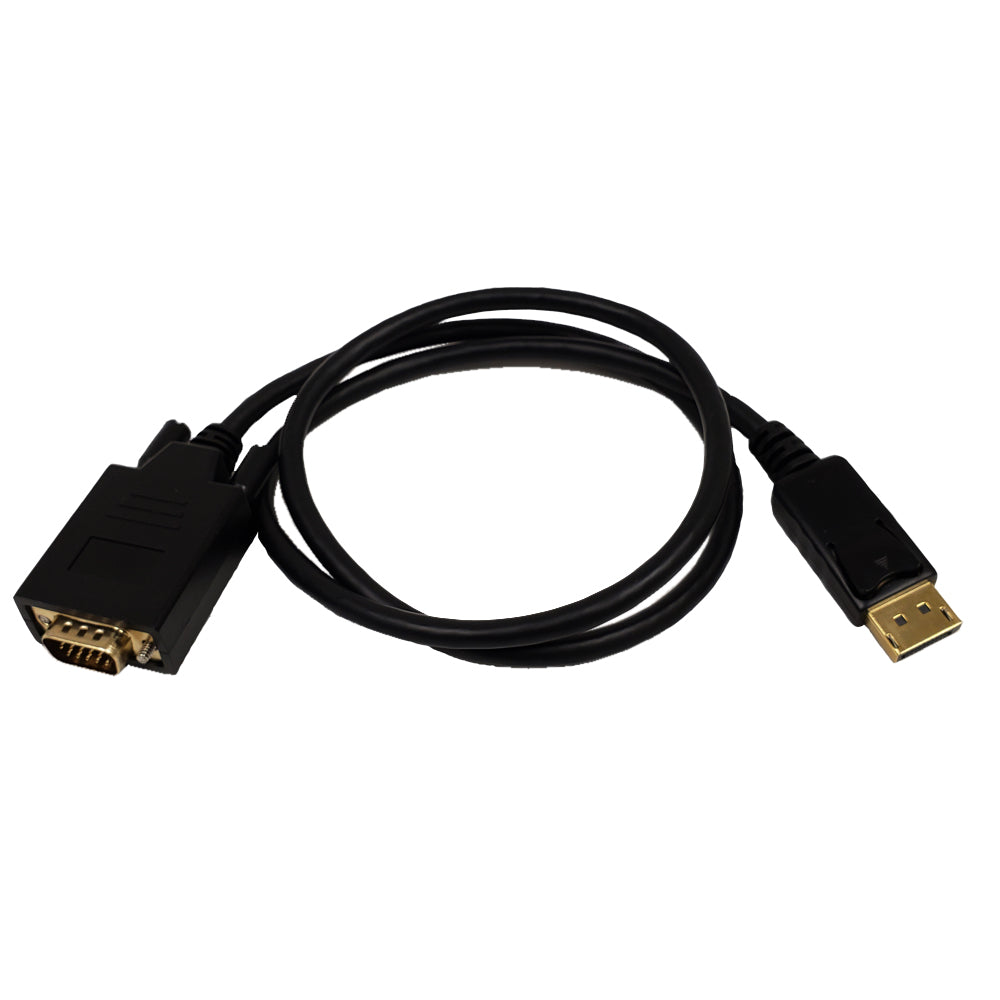DisplayPort Male to VGA Male Cable - 28AWG CL3/FT4 – Generic – DisplayPort Cable (photo 2)