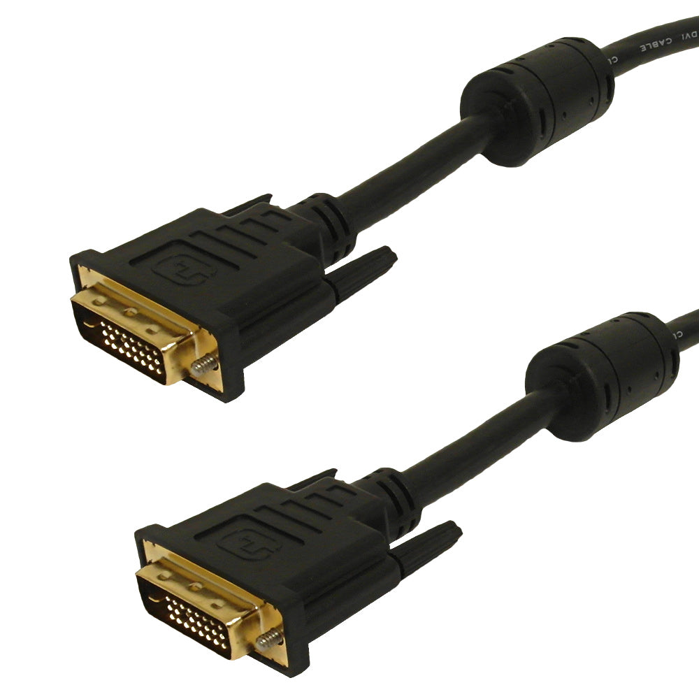 DVI-D Male to DVI-D Male Dual Link Cable - CL2/FT4 28AWG – Generic – DVI Cable