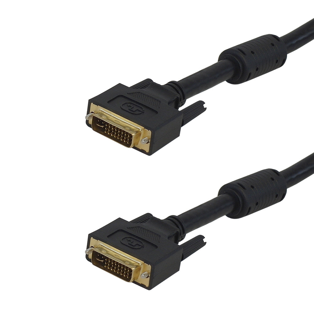 DVI-I Male to DVI-I Male Dual Link Cable - CMG/FT4 28AWG – Generic – DVI Cable