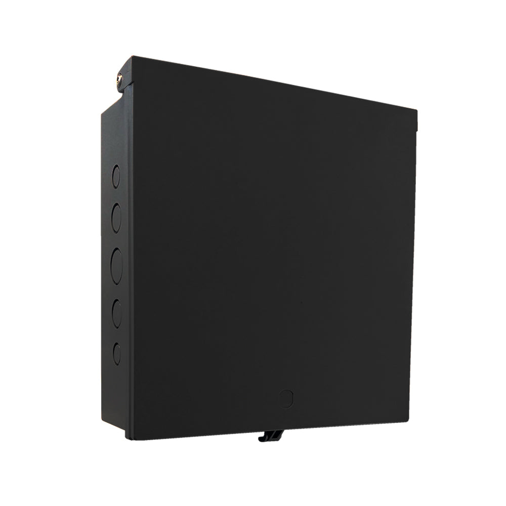 Enclosure Box 12" x 12" x 4", Indoor/Outdoor Non-Metallic, NEMA 3R Rated - Black – Generic – Enclosure Boxes