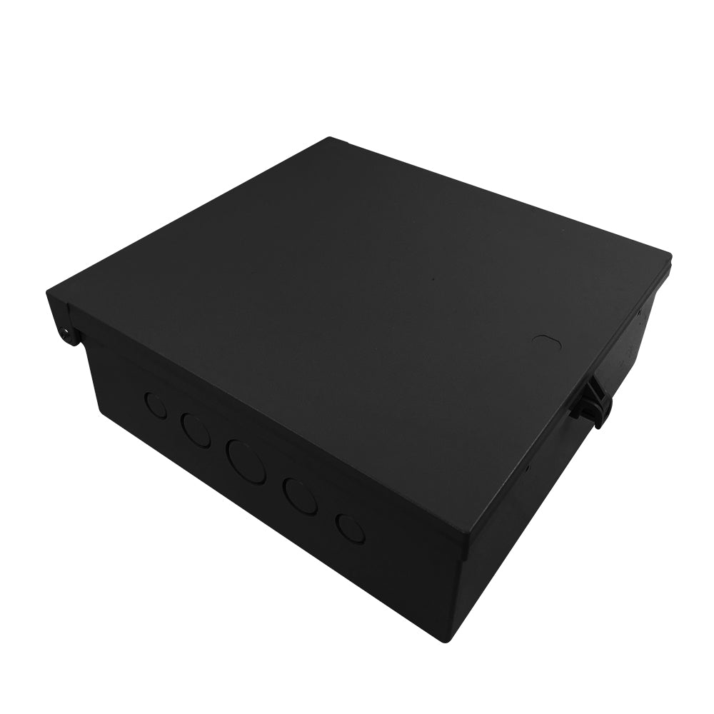 Enclosure Box 12" x 12" x 4", Indoor/Outdoor Non-Metallic, NEMA 3R Rated - Black – Generic – Enclosure Boxes (photo 3)
