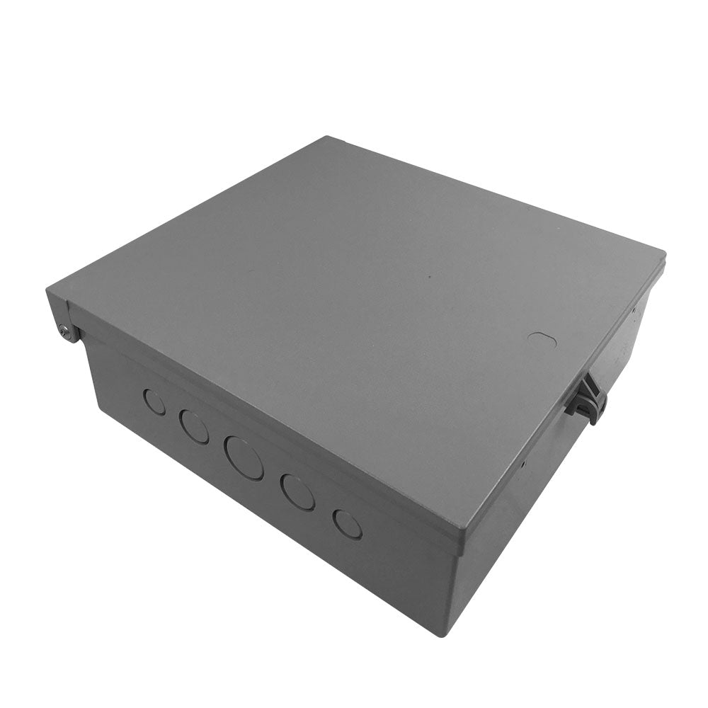 Enclosure Box 12" x 12" x 4", Indoor/Outdoor Non-Metallic, NEMA 3R Rated - Grey – Generic – Enclosure Boxes (photo 3)