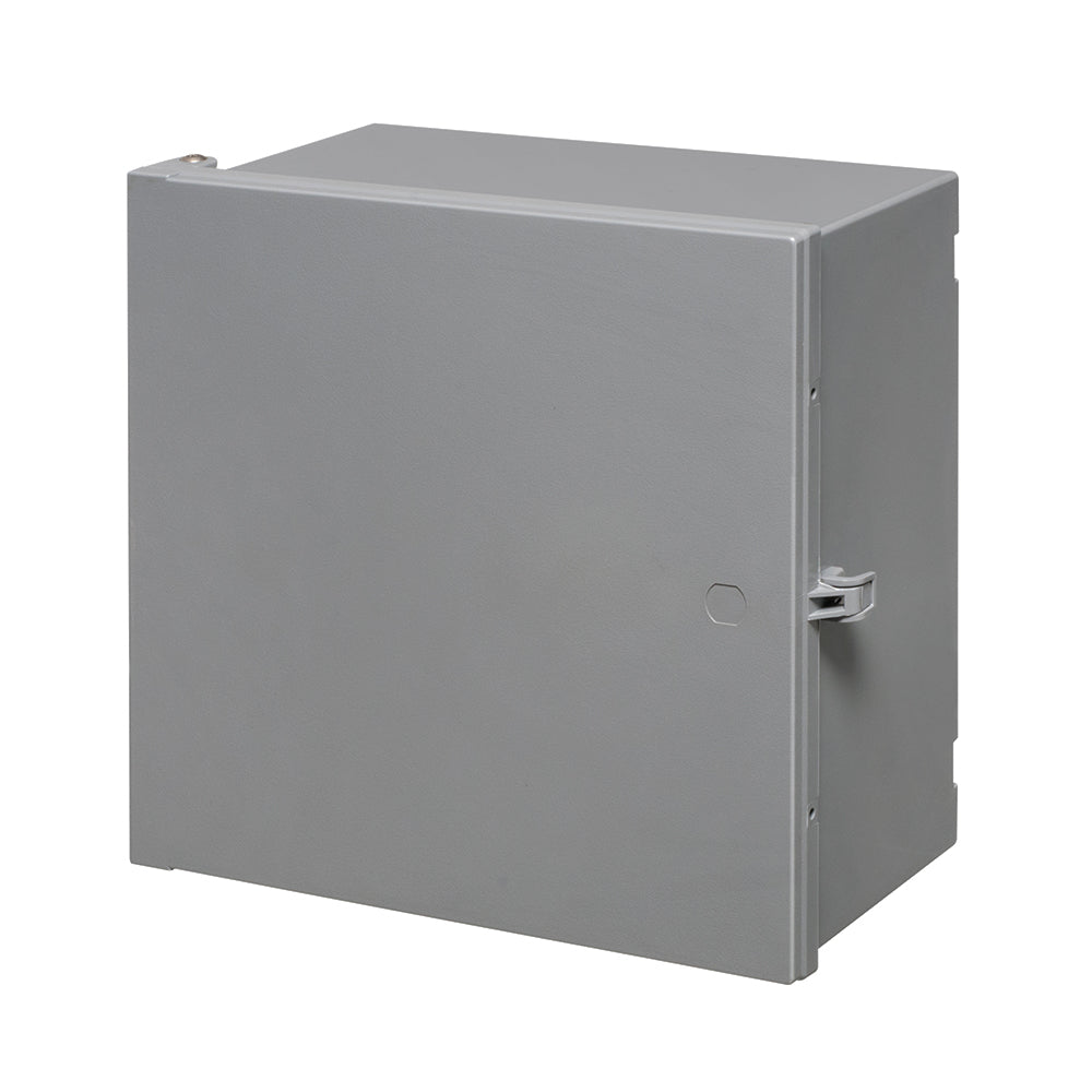 Enclosure Box 12" x 12" x 6", Indoor/Outdoor Non-Metallic, NEMA 3R Rated with Backplate - Grey – Generic – Enclosure Boxes