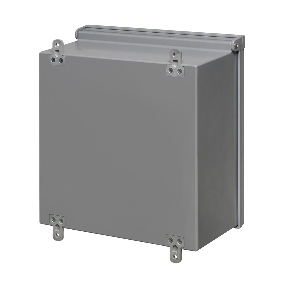 Enclosure Box 12" x 12" x 6", Indoor/Outdoor Non-Metallic, NEMA 3R Rated - Grey – Generic – Enclosure Boxes (photo 3)