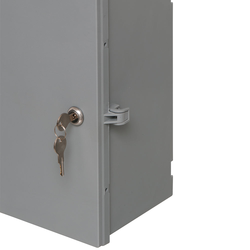 Enclosure Box 12" x 12" x 6", Indoor/Outdoor Non-Metallic, NEMA 3R Rated - Grey – Generic – Enclosure Boxes (photo 4)