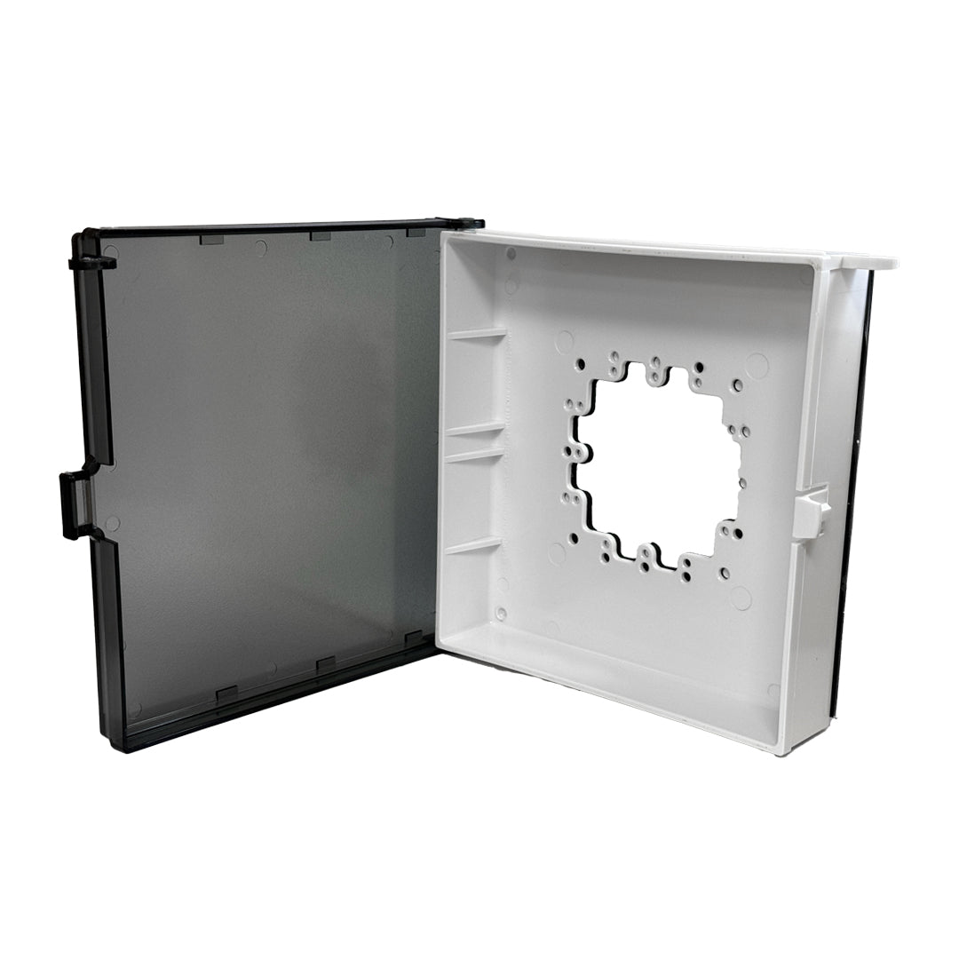 Keypad Indoor/outdoor enclosure 7.5” x 7.75” x 1.5”- Clear Cover – Generic – Enclosure Boxes