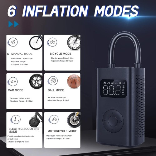 Xiaomi Portable Electric Air Compressor 2, New – Accessories Miscellaneous (photo 3)