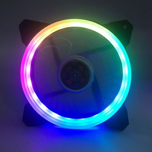 200x200x25mm Multi-color LED Light Fan (Case) – Generic – Case Fan