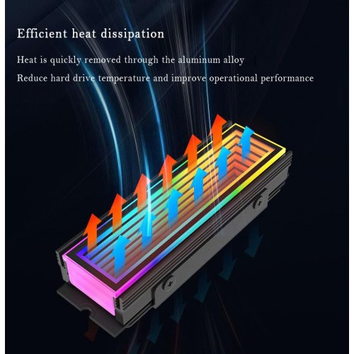 NVMe Heatsink With ARGB Sync – Generic – Case Fan (photo 2)