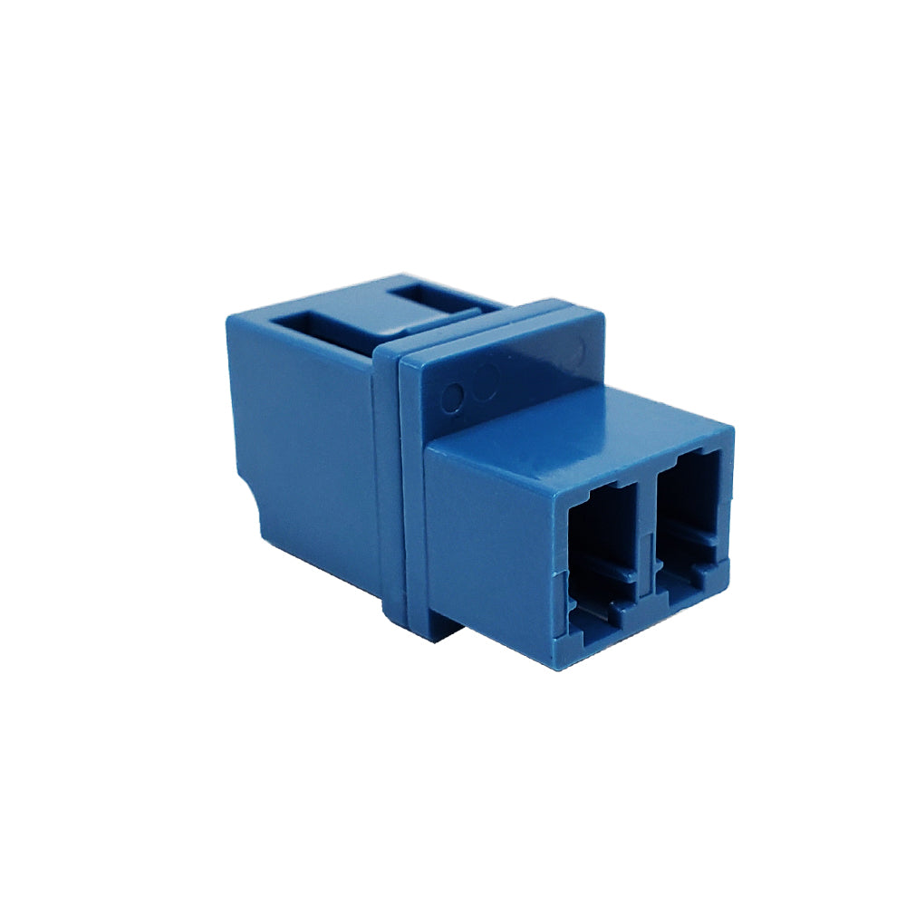 LC/LC Fiber Coupler F/F Singlemode Duplex Ceramic, Blue – Generic