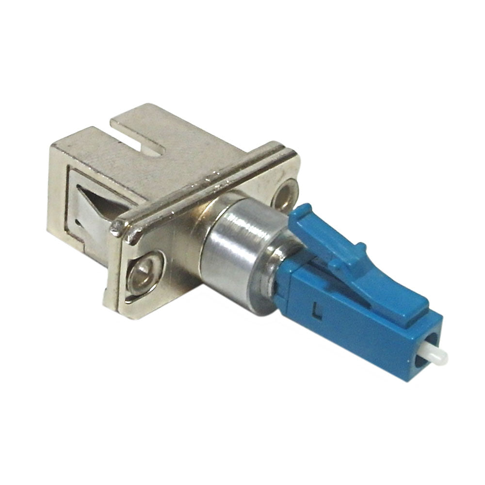 LC Male / SC Female Fiber Hybrid Coupler Singlemode Simplex Ceramic, Blue – Generic – Fiber Optic Adapters & Couplers