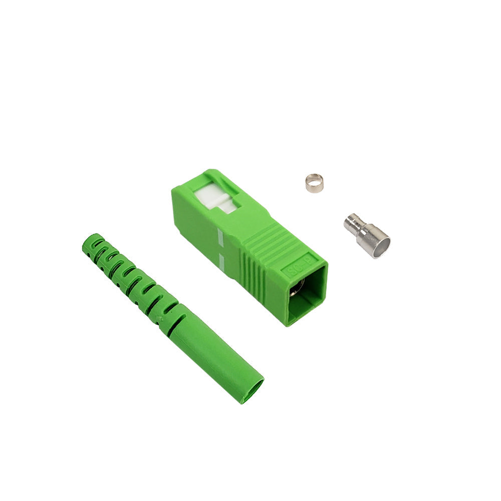 SC/APC SM Simplex Connector for 2mm Jacket (50 pack) – Generic – Fiber Optic Connectors (photo 2)