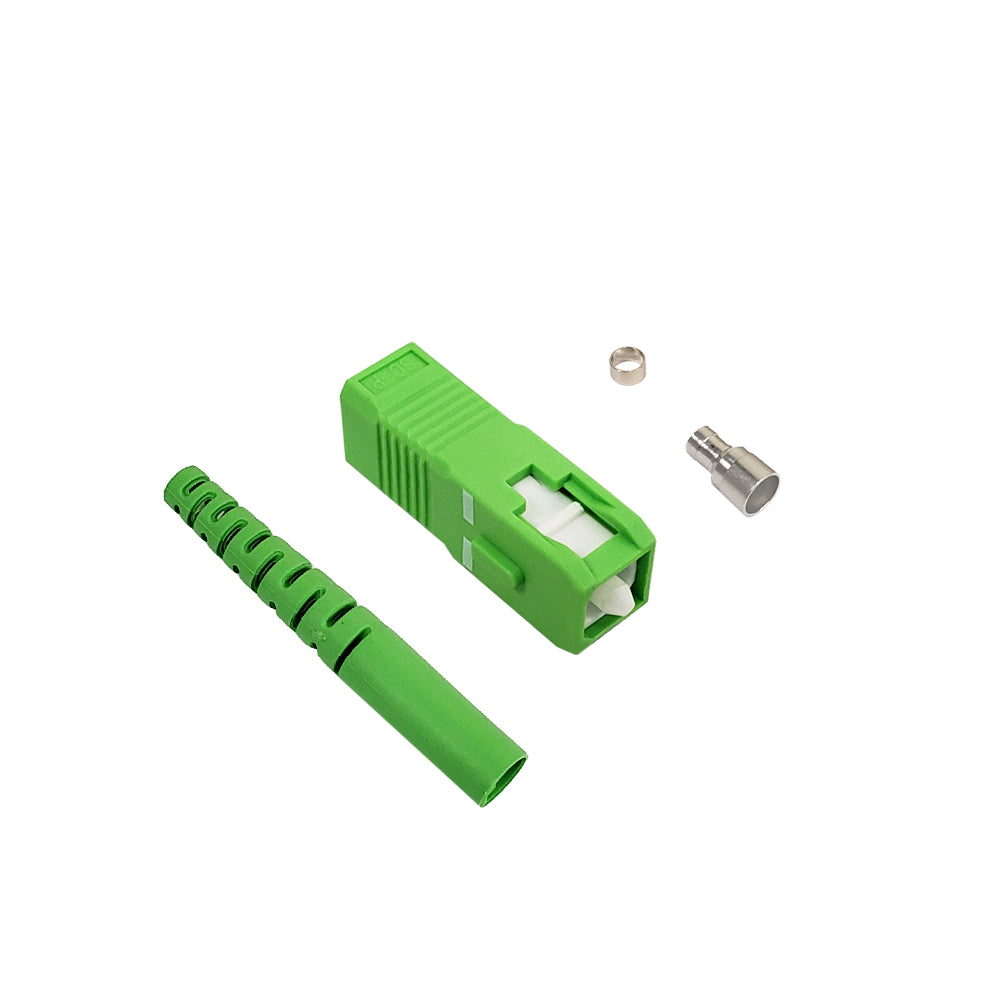 SC/APC SM Simplex Connector for 2mm Jacket (50 pack) – Generic