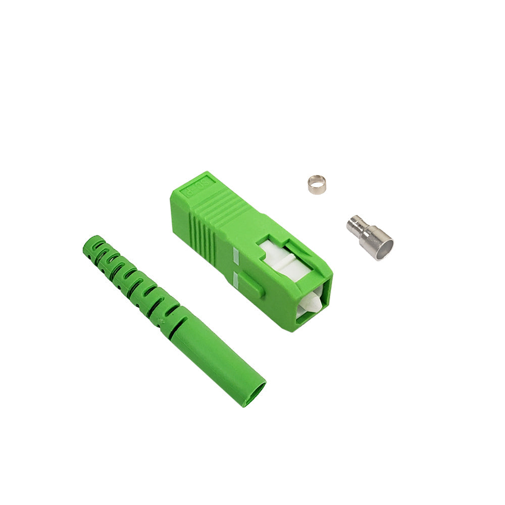 SC/APC SM Simplex Connector for 3mm Jacket (50 pack) – Generic