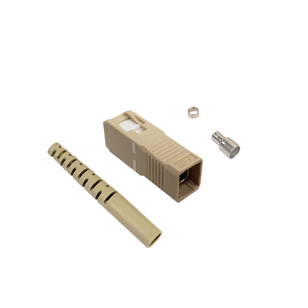 SC MM Simplex Connector for 3mm Jacket (50 pack) – Generic – Fiber Optic Connectors (photo 2)