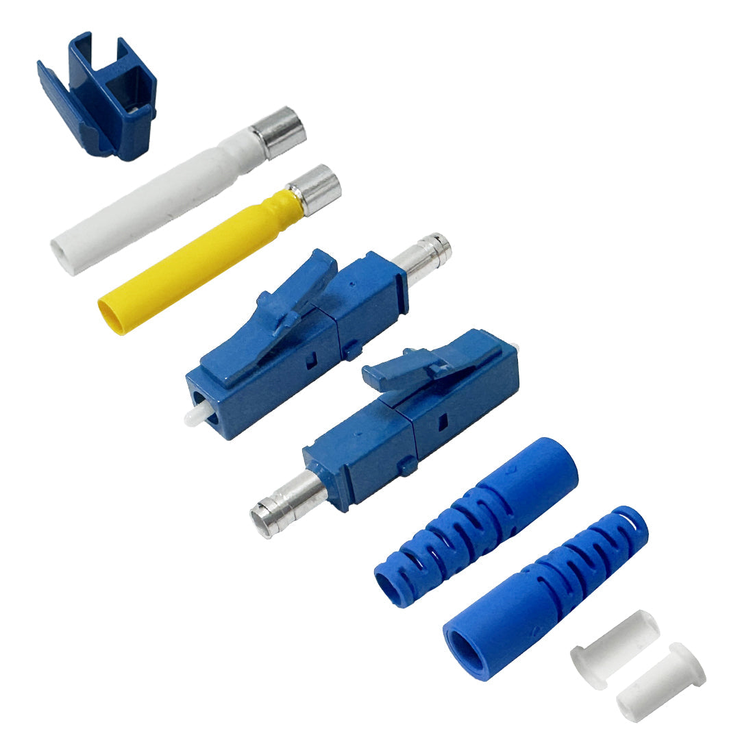 LC SM Duplex Connector for 2.0/1.6mm Jacket with 20mm Boot - Pack of 50 – Generic