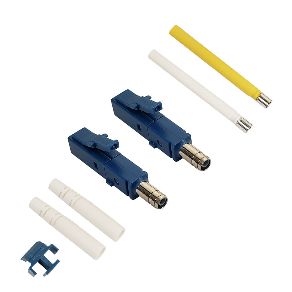 LC SM Duplex Connector for 2mm Jacket (50 pack) – Generic – Fiber Optic Connectors (photo 2)