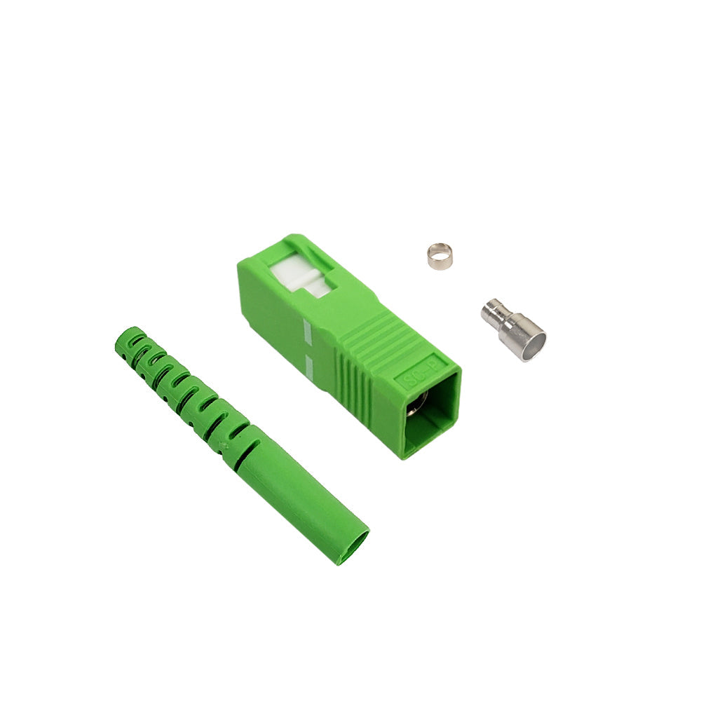 SC/APC SM Simplex Connector for 3mm Jacket (50 pack) – Generic – Fiber Optic Connectors (photo 2)