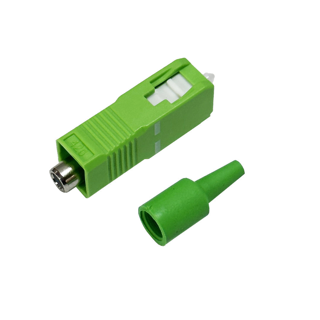 SC/APC SM Simplex Connector for 900um Jacket (50 pack) – Generic – Fiber Optic Connectors (photo 2)