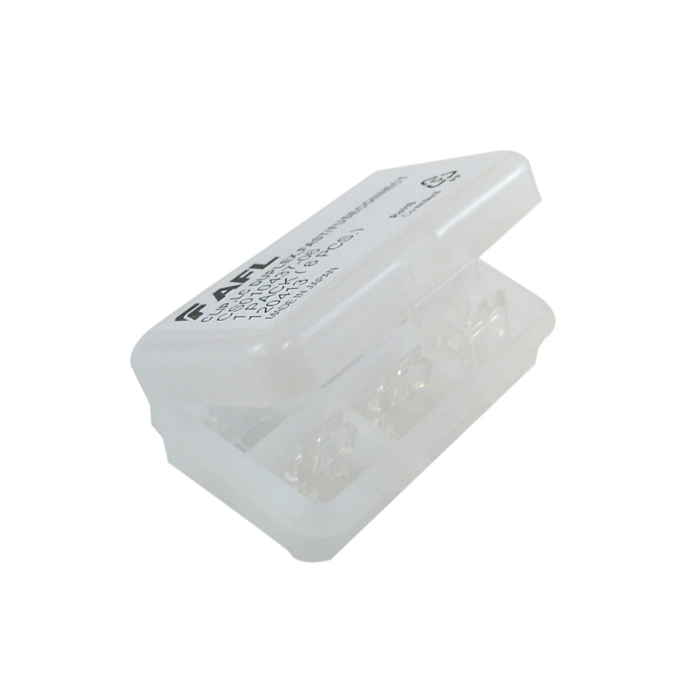 FASTCONNECT LC Duplex Clip, Clear - Pack of 6 – Generic – Fiber Optic Connectors (photo 2)