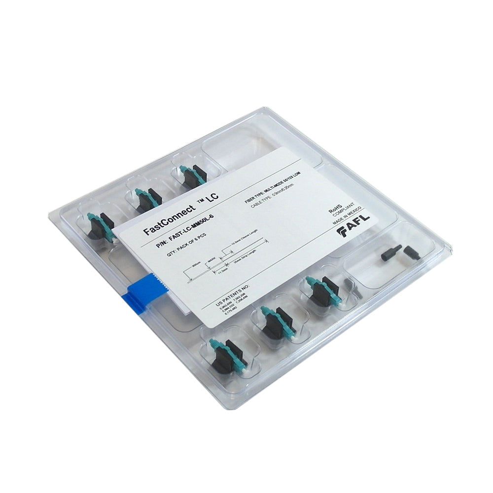 FASTCONNECT LC MM OM3/4 Aqua Connector – Generic – Fiber Optic Connectors (photo 3)