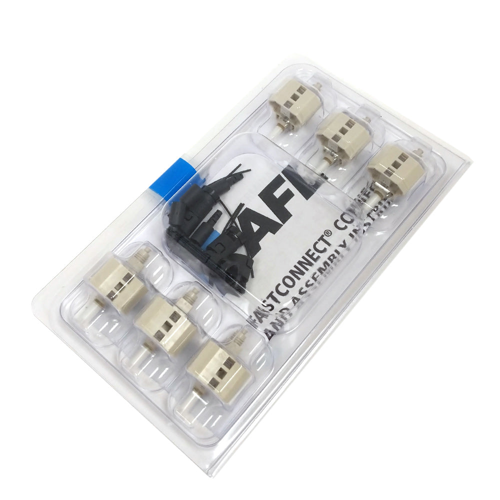 FASTCONNECT ST MM OM2 - Black Housing - Pack of 6 – Generic – Fiber Optic Connectors (photo 2)