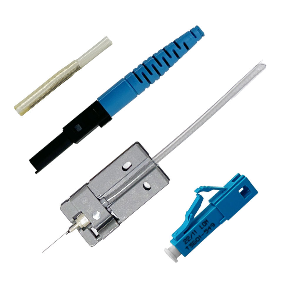 AFL FUSEConnect LC/UPC SM Connector - 2mm Blue (6 pack) – Generic – Fiber Optic Connectors