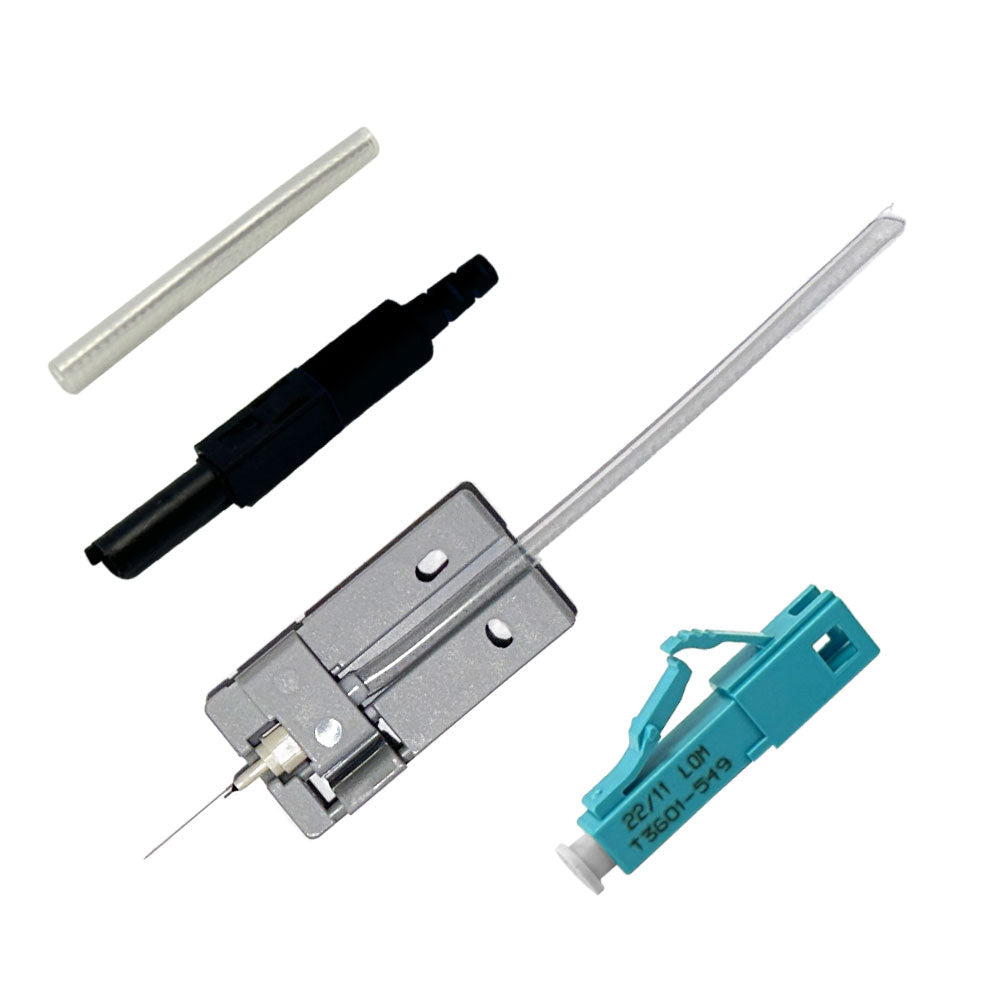AFL FUSEConnect LC/PC MM 50u 10Gig Connector - 900um Aqua (6 pack) – Generic – Fiber Optic Connectors