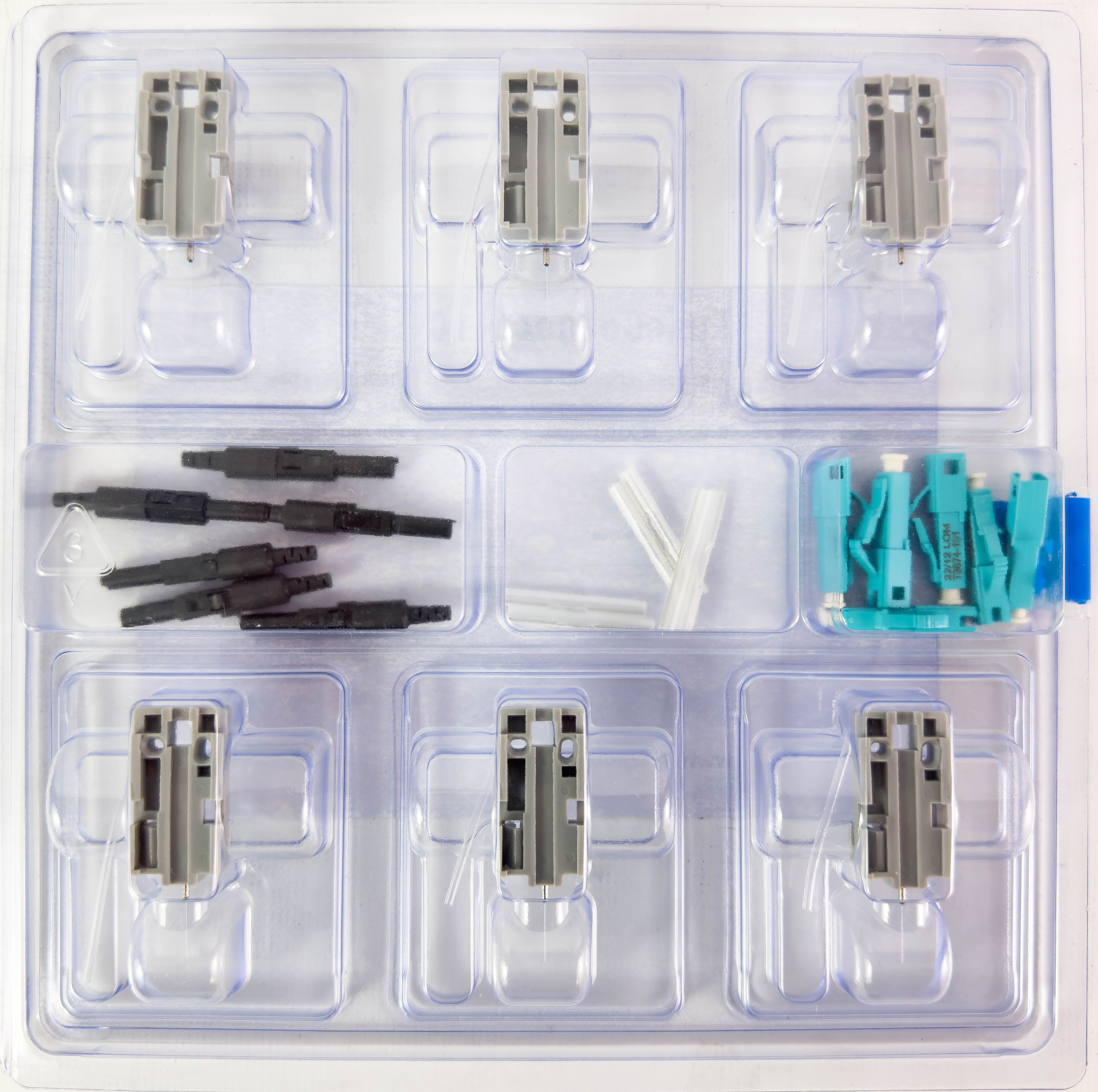 AFL FUSEConnect LC/PC MM 50u 10Gig Connector - 900um Aqua (6 pack) – Generic – Fiber Optic Connectors (photo 3)