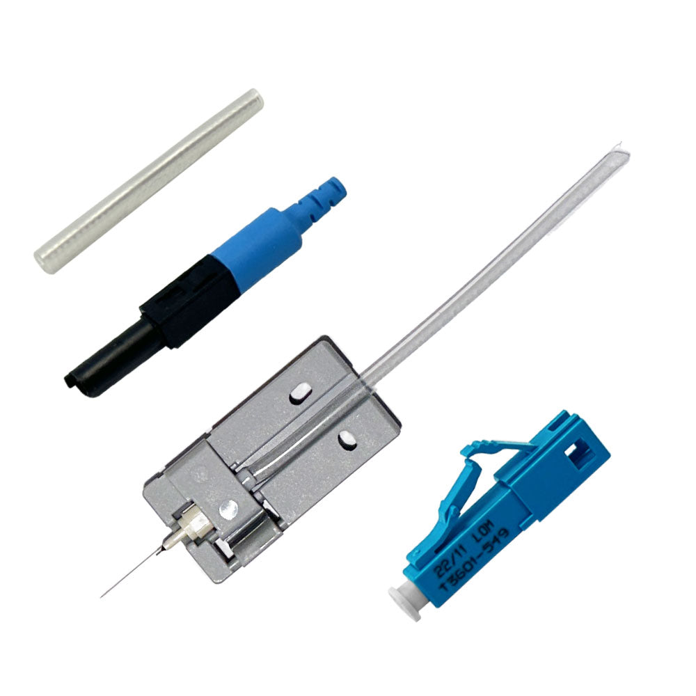 AFL FUSEConnect LC/UPC SM Connector - 900um Blue (6 pack) – Generic – Fiber Optic Connectors